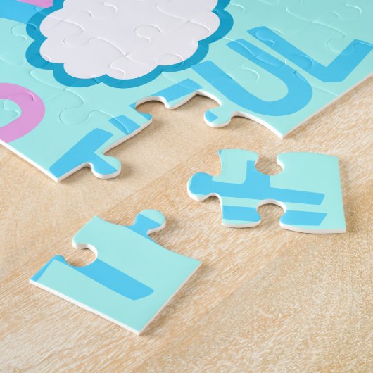 Puzzle Trans est beau arc-en-ciel transgenre (Côté)