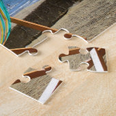 Puzzle Transats sur une plage (Côté)