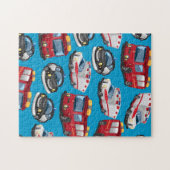 Puzzle Transport des services de police, d'ambulance et d (Horizontal)