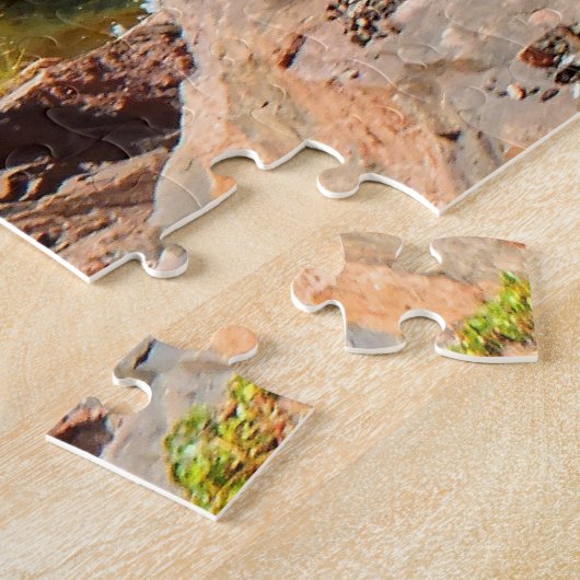 Puzzle Transporter de l'eau blanche (Côté)