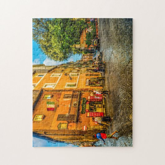 Puzzle Trastevere Rome. (Vertical)