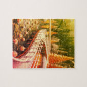 Puzzle Traversez le pont au-dessus de l'étang de nénuphar (Horizontal)