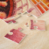 Puzzle Traversez le pont au-dessus de l'étang de nénuphar (Côté)