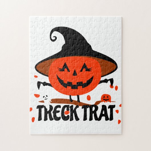 Puzzle Treck Trat Citrouille Sourire (Vertical)