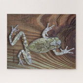 Puzzle Treefrog sur la barrière de cèdre (Horizontal)