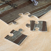 Puzzle Treefrog sur la barrière de cèdre (Côté)