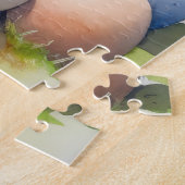 Puzzle Treeing Walker Coonhound avec œufs de Pâques de va (Côté)