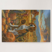 Puzzle Treeing Walker Coonhound Chien Automne Action de g (Horizontal)