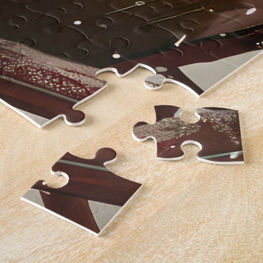 Puzzle Treeing Walker Coonhound Dog Christmas Festive (Côté)