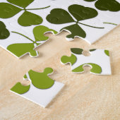 Puzzle Trèfle vert dans une variété de nuances (Côté)