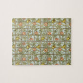 Puzzle Trellis par William Morris, textile de jardin vint (Horizontal)