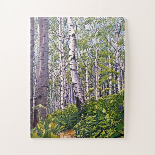 Puzzle Trembles dans le bois (Vertical)