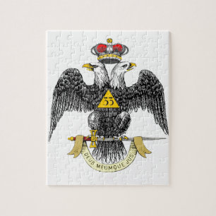 Puzzle trente-troisième Noir écossais Eagle de rite de de