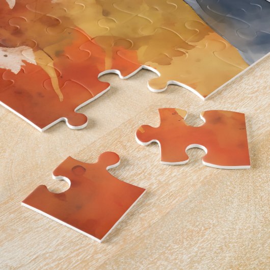 Puzzle Très Beau Chien Danois/Automne/Automne/Automne (Côté)