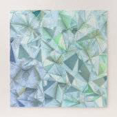 Puzzle Triangle cristal 3D, rendu illustratif. (Horizontal)