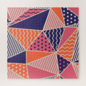 Puzzle Triangles Abstraits : Arrière - plan géométrique V (Horizontal)