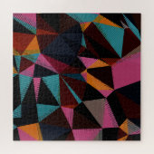 Puzzle Triangles colorés Abstrait Arrière - plan géométri (Horizontal)