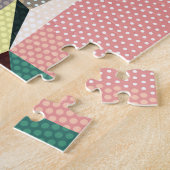 Puzzle Triangles Colorés, Formes géométriques Abstraites. (Côté)