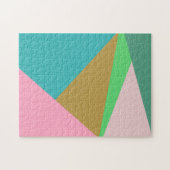 Puzzle Triangles de blocs de couleurs de géométrie Abstra (Horizontal)
