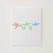 Puzzle Triathlon cool et design unique (Vertical)