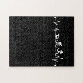 PUZZLE TRIATHLON HEARTBEAT T SHIRT (Horizontal)