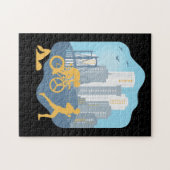 Puzzle Triathlon, urban, style de vie (Horizontal)