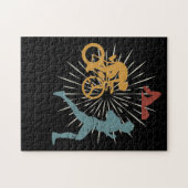 Puzzle Triathlon vintage rétro (Horizontal)