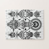 Puzzle Tribal autochtone Abstrait (Horizontal)