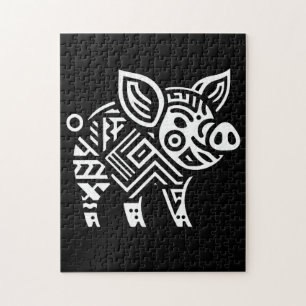 Puzzle Tribal géométrique vintageTrib géométriqueTrib géo