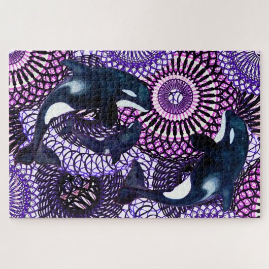Puzzle Tribal Orca (Horizontal)