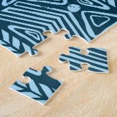 Puzzle Tribal vintage ethnique, sans couture motif. (Côté)