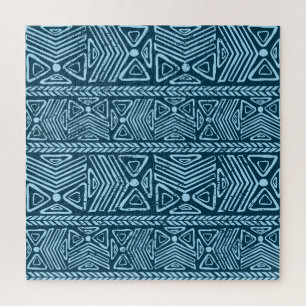 Puzzle Tribal vintage ethnique, sans couture motif.