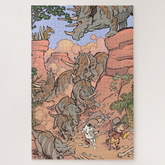 Puzzle Triceratops (Vertical)