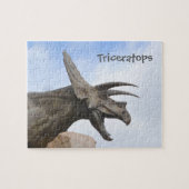 Puzzle Tricératops Dinosaur (Horizontal)