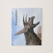 Puzzle Tricératops Dinosaur (Vertical)