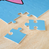 Puzzle Tricératops Nerd Avec Sac À Dos Et Manuel. (Côté)