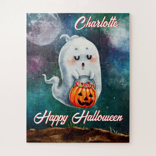 Puzzle Trick ou Treat, les fantômes sont doux Halloween h (Vertical)