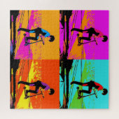 Puzzle Tricks de scooter volant - Cavalier de scooter stu (Horizontal)