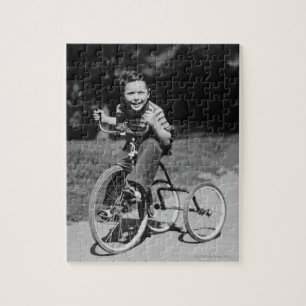 Puzzle Tricycle d'équitation de garçon
