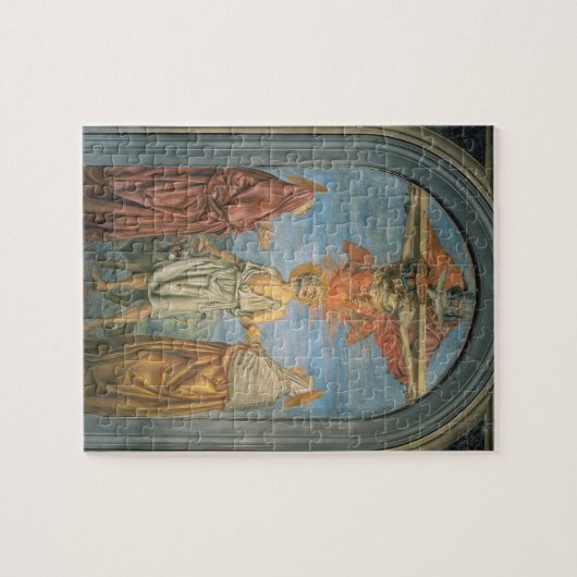 Puzzle Trinité sainte avec St Jerome (fresque) (Horizontal)