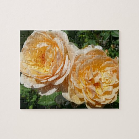 Puzzle Trio de Pêche Rose Floral (Horizontal)