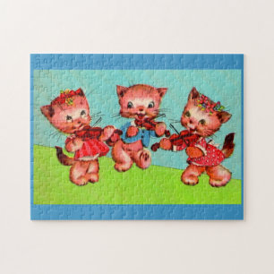 Puzzle trio de violonistes kitten