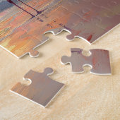 Puzzle Trio Flamant rose sur la plage (Côté)