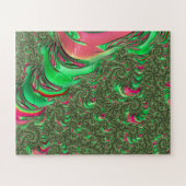 Puzzle Tripant Funky Psychédélique Groovy Spirale Art Fra (Horizontal)
