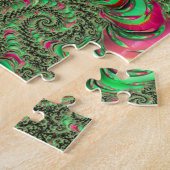 Puzzle Tripant Funky Psychédélique Groovy Spirale Art Fra (Côté)