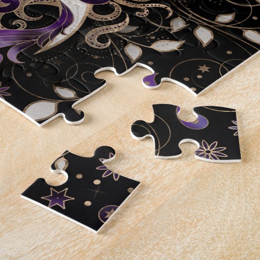 Puzzle Triple Lune - Triple Déesse Amethyst Lune (Côté)