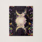 Puzzle Triple Lune - Triple Déesse - Aquarelle (Vertical)