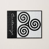 Puzzle Triple spirale noire Thunder_Cove (Horizontal)