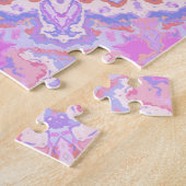 Puzzle Trippy coloré complexe Boho Hippie Mandala (Côté)