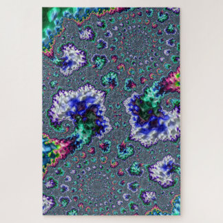 Puzzle Trippy coloré Super spirale Abstraite fissure